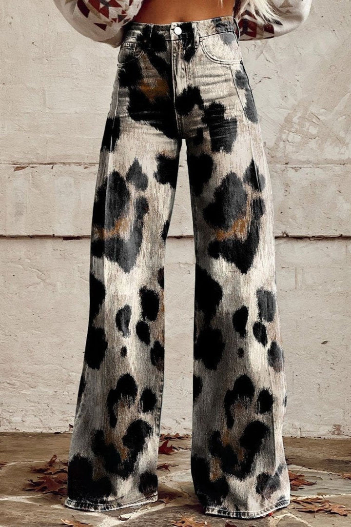 Cheetah - Pantaloni Boho Eleganți