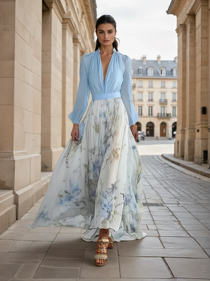Peniel™ | Rochie Maxi Florală Elegantă