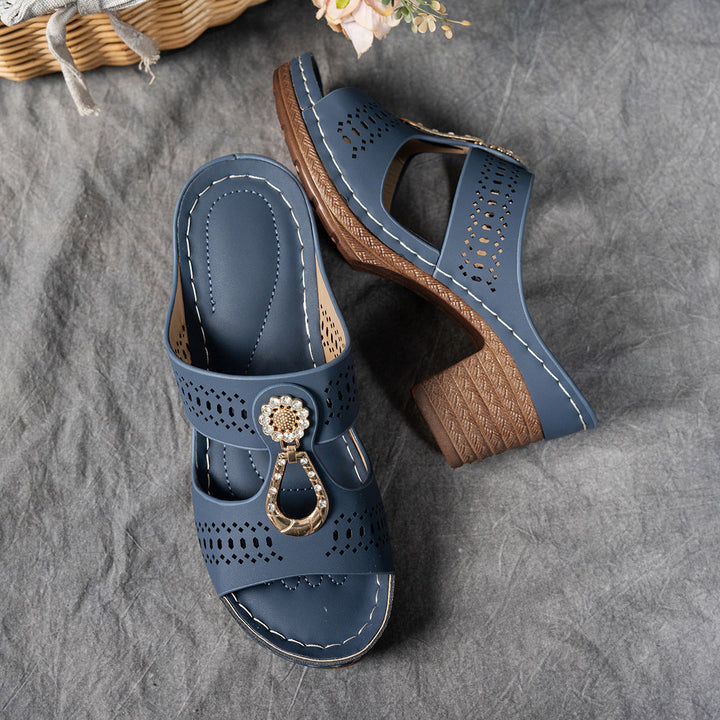 Isabella™ | Sandale Comfort Ortopedice cu Toc Înalt