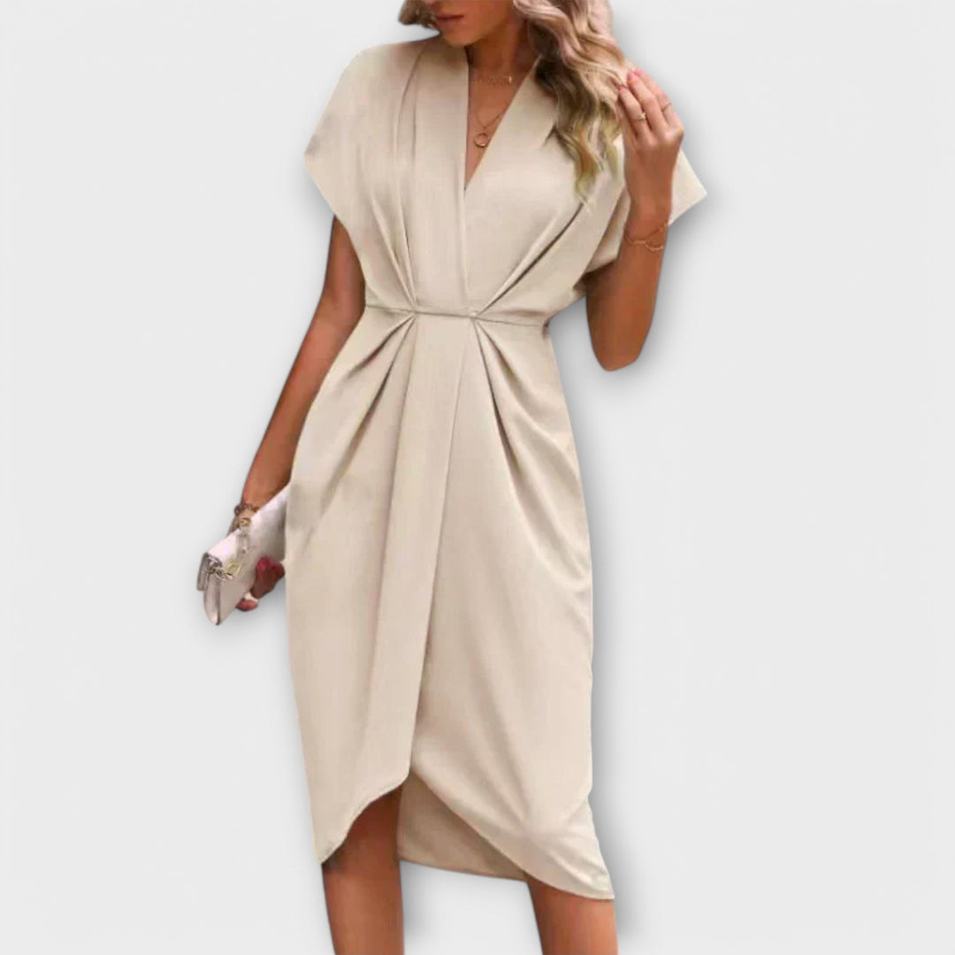 Dana™ | Rochie midi cu fundă