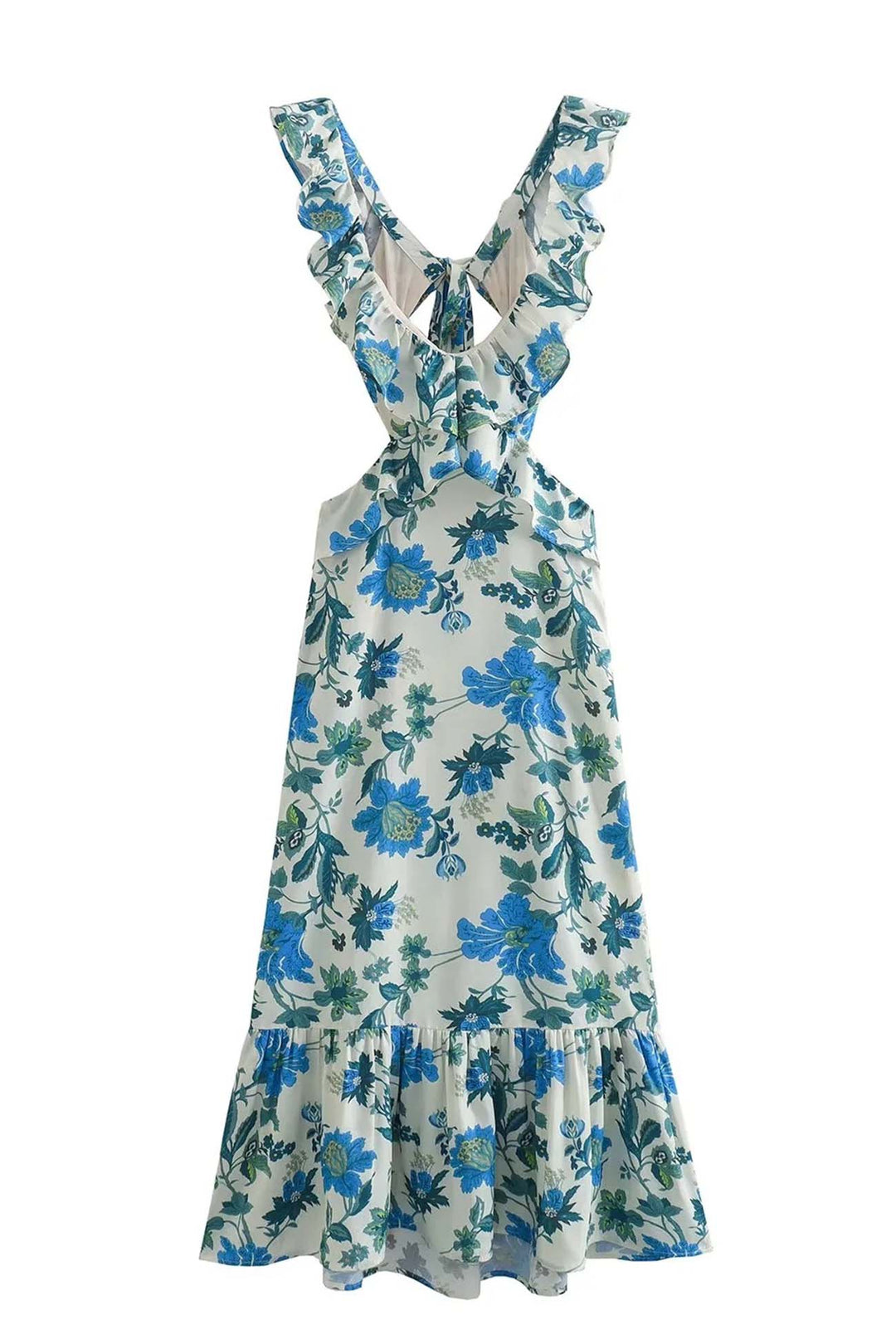 Yafit™ | Rochie cu Volane Florale