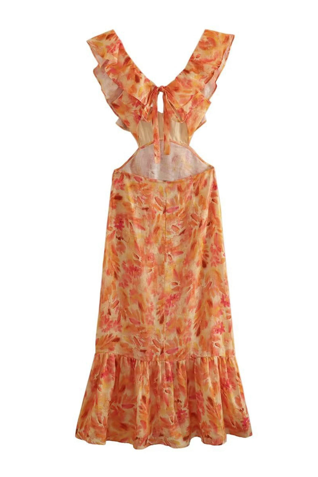 Yafit™ | Rochie cu Volane Florale