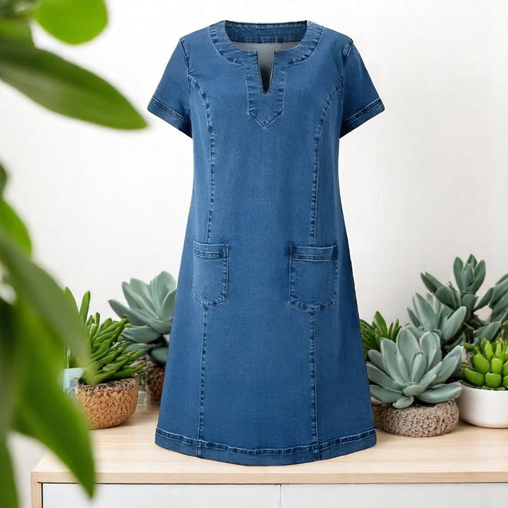 Liz™ | Rochie din denim pentru fiecare zi