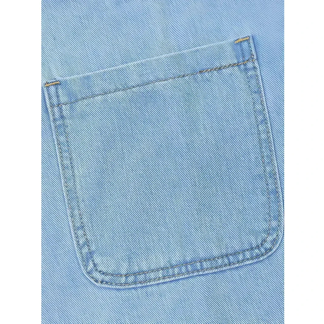 Saylor | Rochie Relaxată cu Aspect de Denim