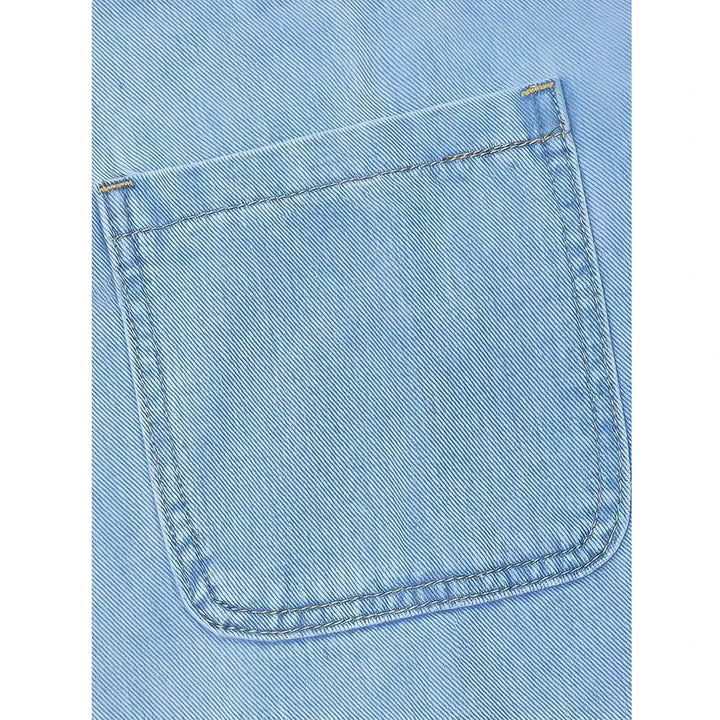 Saylor | Rochie Relaxată cu Aspect de Denim