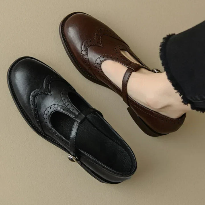 Sarah™ | Elegante Mary Jane cu curea în T