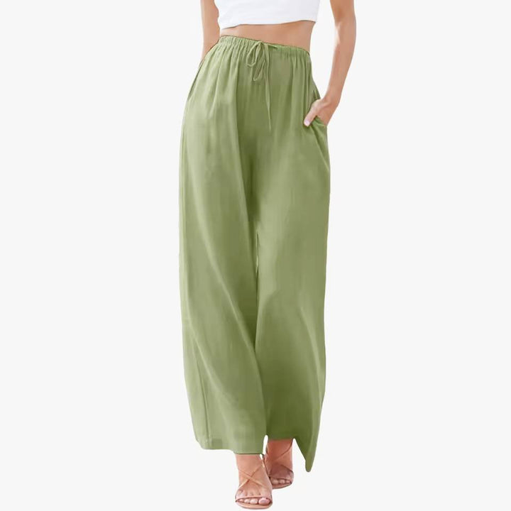 Liam | Pantaloni de vară cu picioare largi