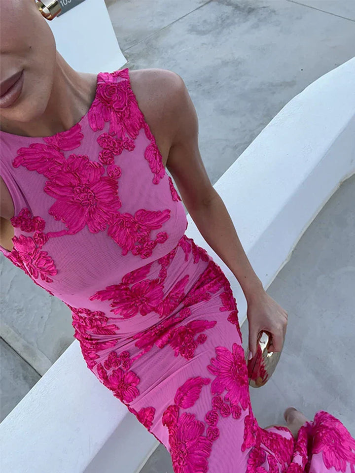 Malcah™ | Rochie de Seară Florală Timeless