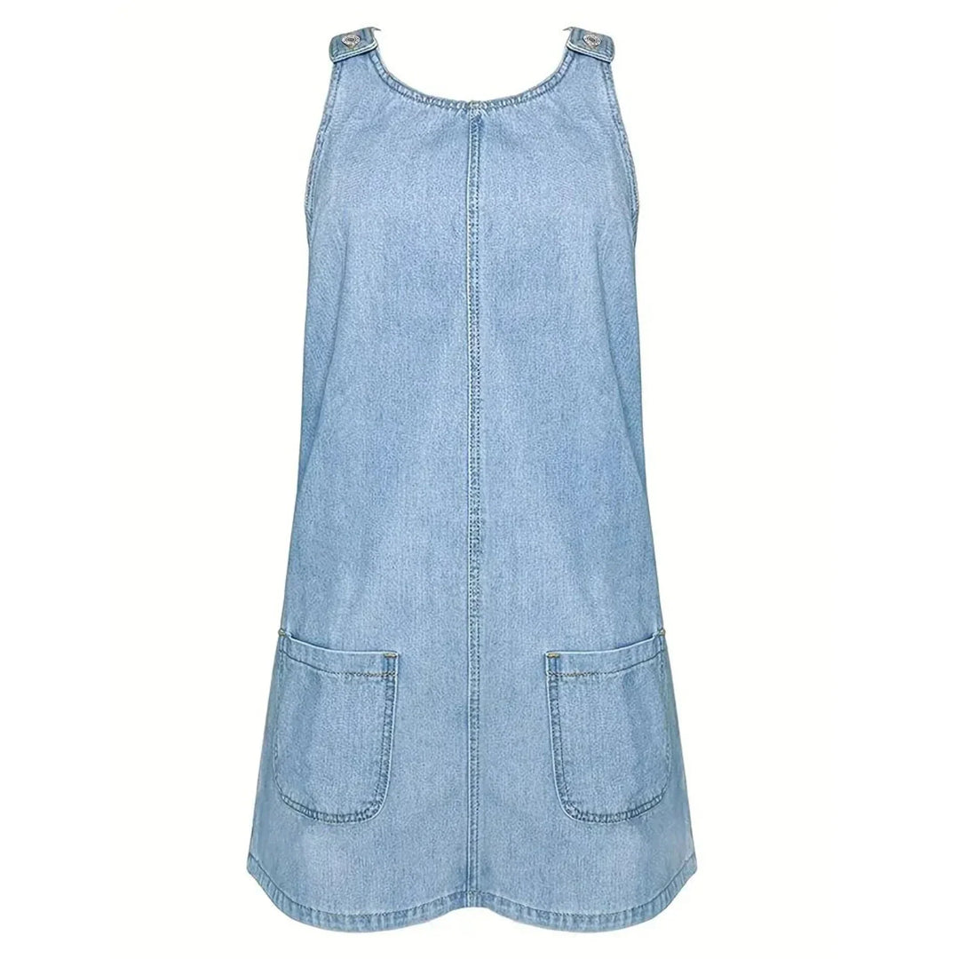 Saylor | Rochie Relaxată cu Aspect de Denim