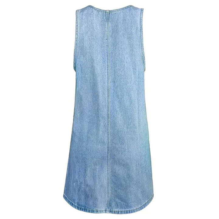 Saylor | Rochie Relaxată cu Aspect de Denim