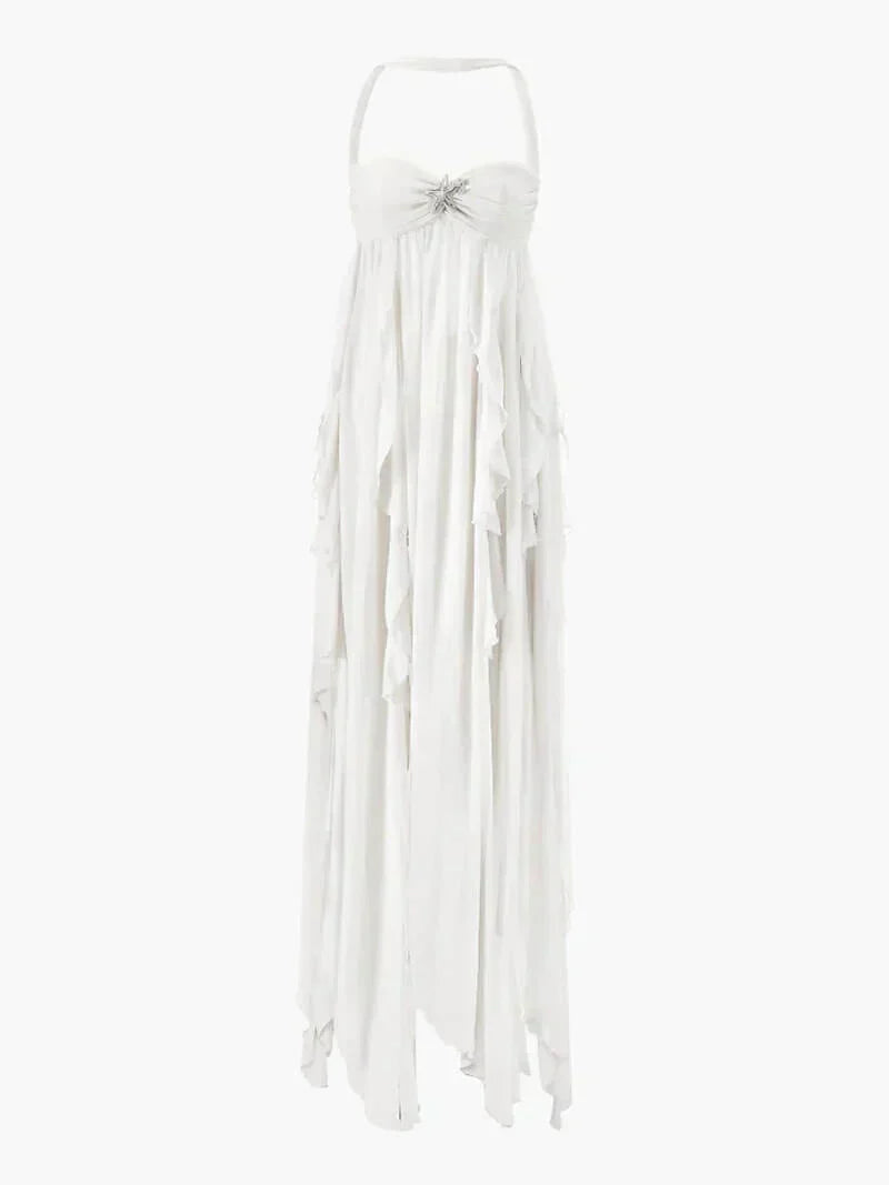 Avia™ | Rochie Maxi cu Volane Romantică
