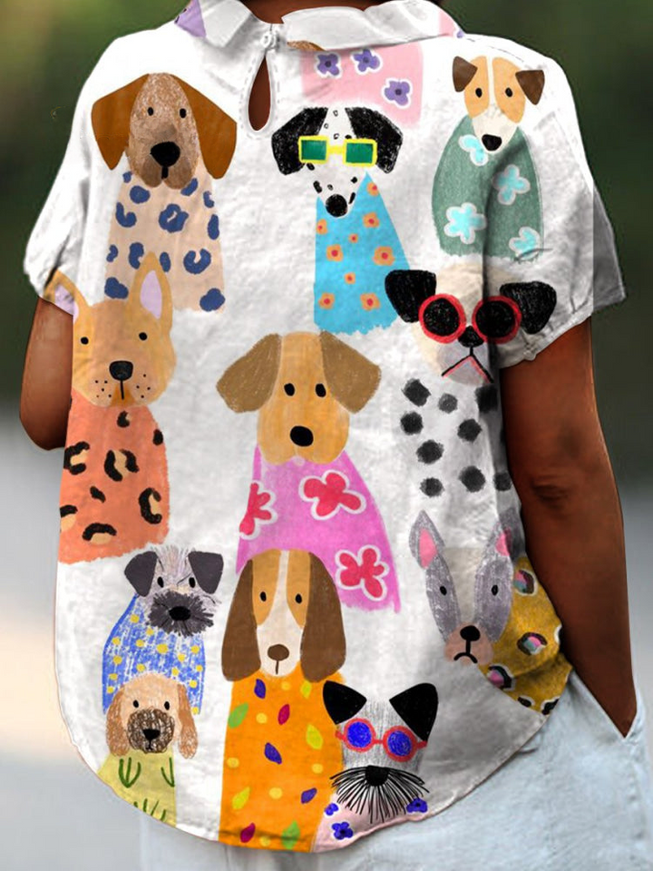 Pippa™ | Tricou cu Imprimare de Câini