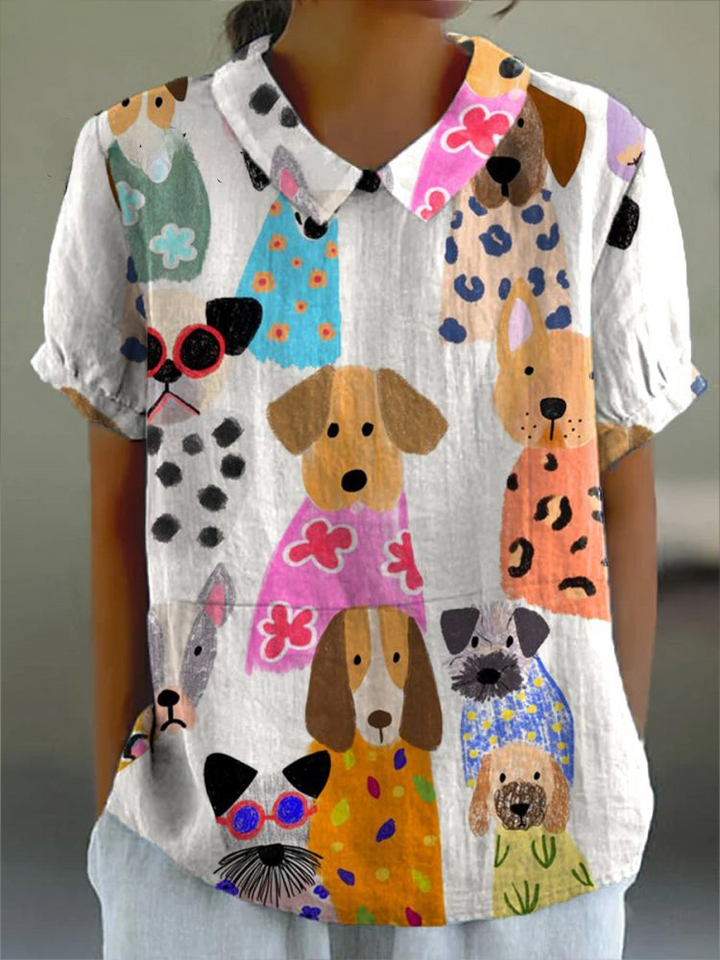 Pippa™ | Tricou cu Imprimare de Câini