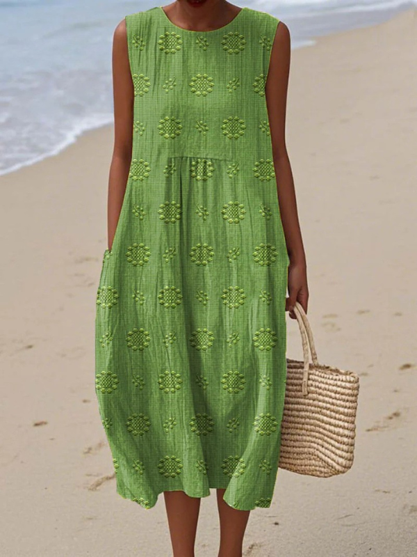 Rose™ Rochie Midi Brodată