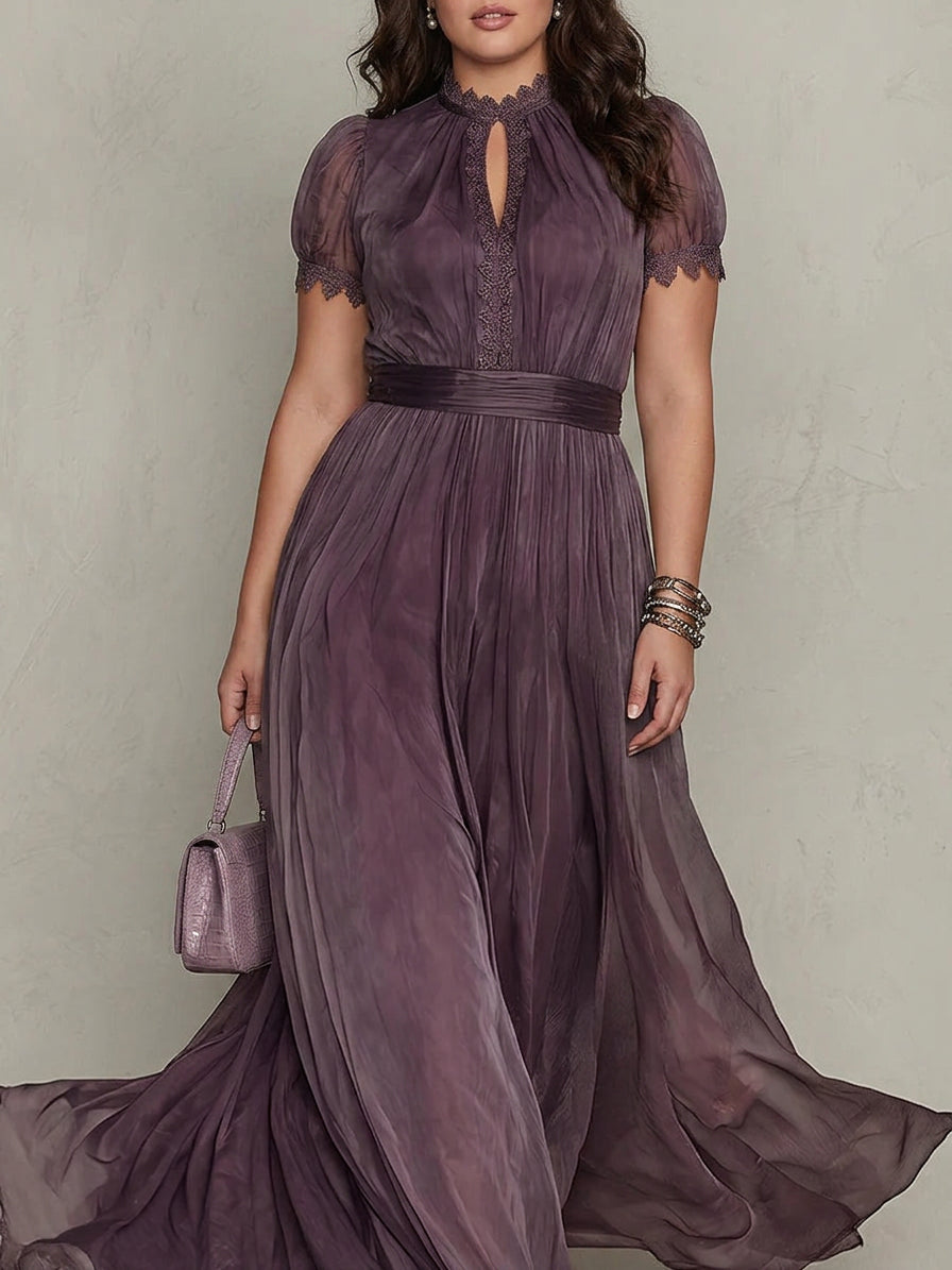 Ashley | Rochie Maxi din Chiffon Vintage Elegant