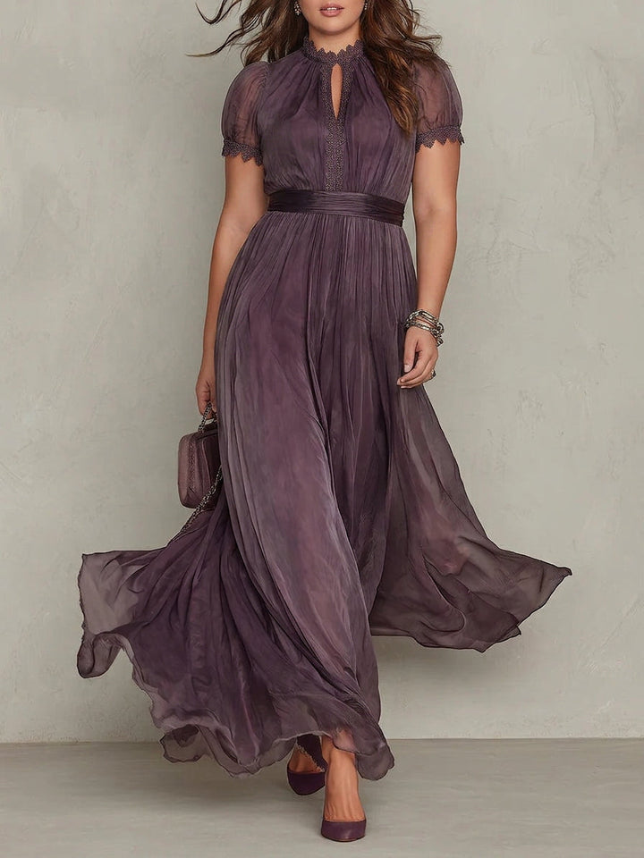 Ashley | Rochie Maxi din Chiffon Vintage Elegant