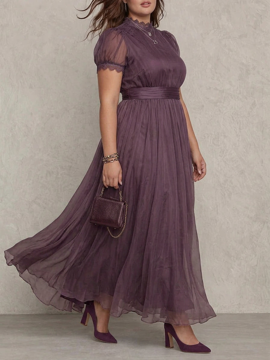 Ashley | Rochie Maxi din Chiffon Vintage Elegant