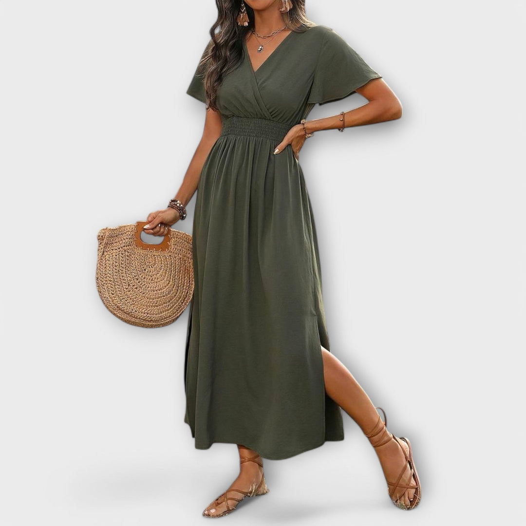 Lily™ | Rochie Elegantă cu Mâneci