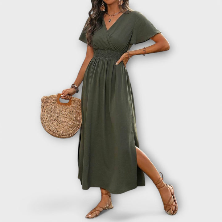 Lily™ | Rochie Elegantă cu Mâneci
