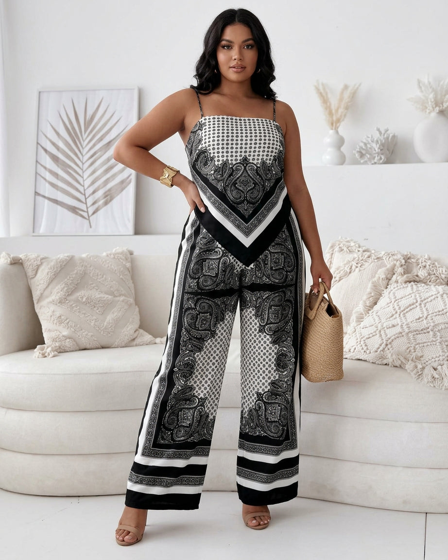 Helen | Set de două piese elegant cu vestă și pantaloni, pregătit pentru vacanță