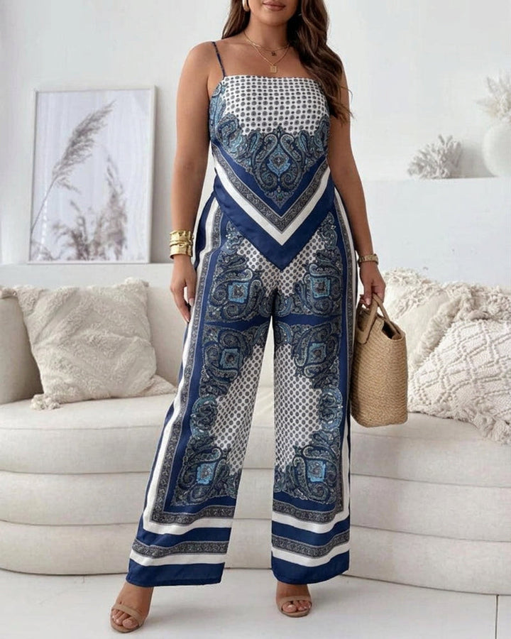 Helen | Set de două piese elegant cu vestă și pantaloni, pregătit pentru vacanță