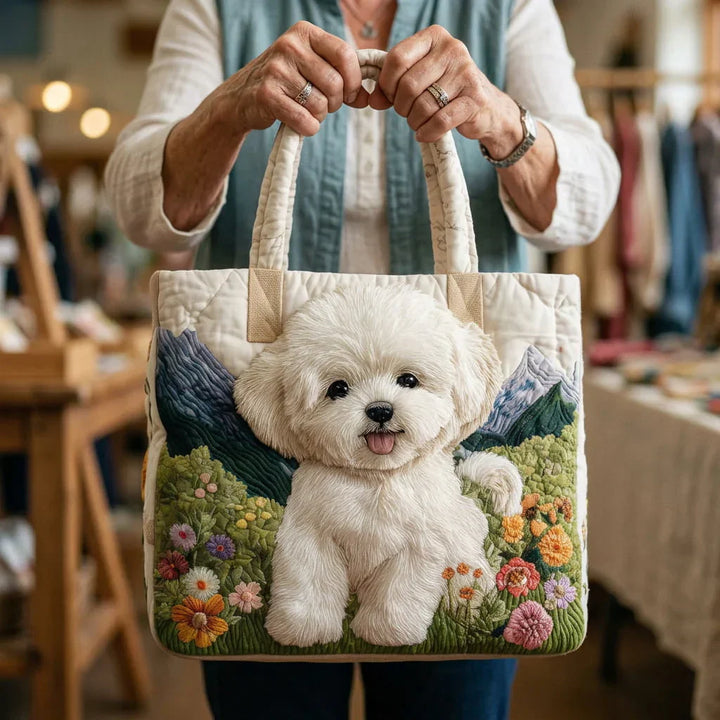 Sac Artizanal Matelassé - Câine Fermecat