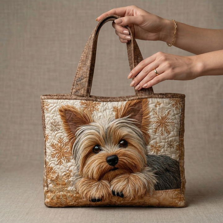 Geantă handmade - Yorkshire Drăguță