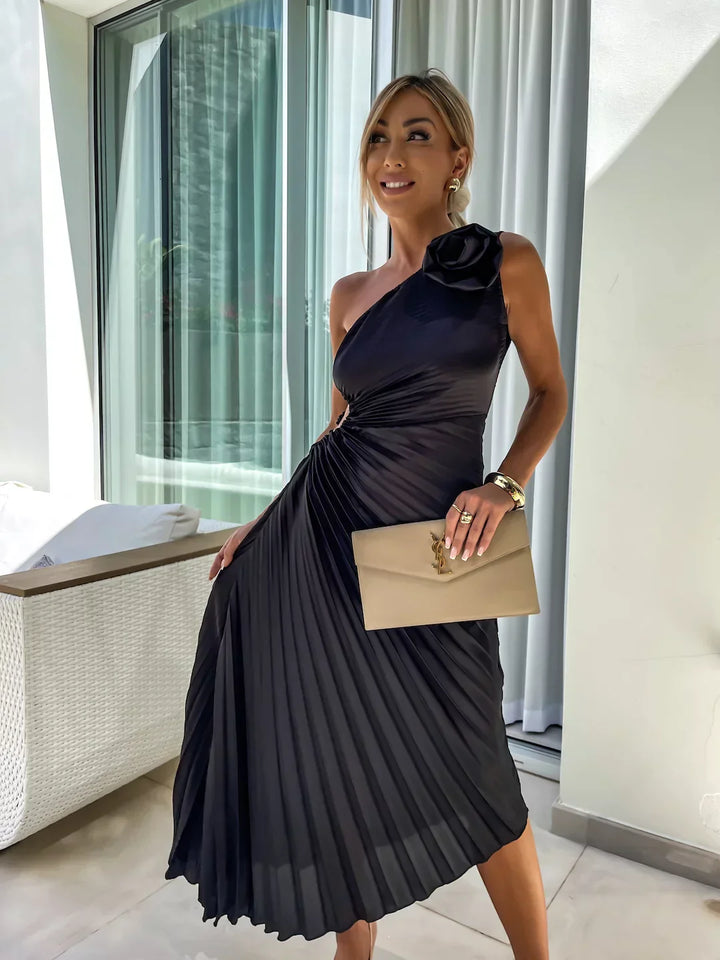 Eya™ | Rochie Maxi Elegantă cu Un Umăr