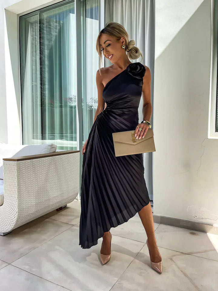 Eya™ | Rochie Maxi Elegantă cu Un Umăr