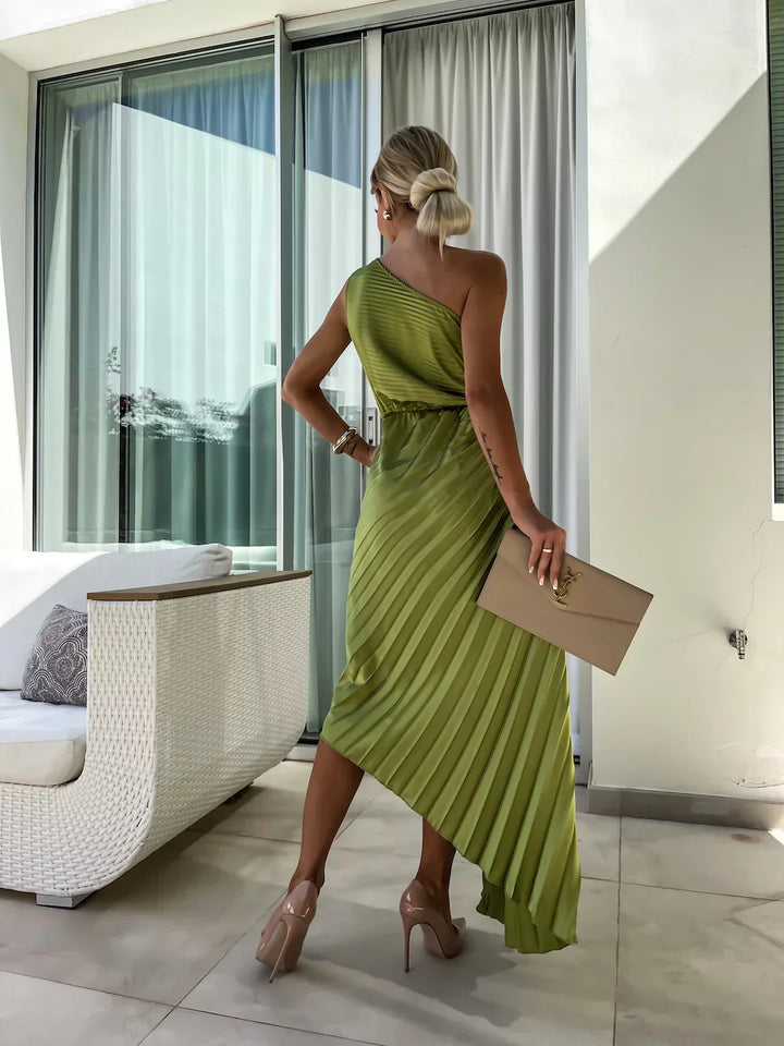Eya™ | Rochie Maxi Elegantă cu Un Umăr