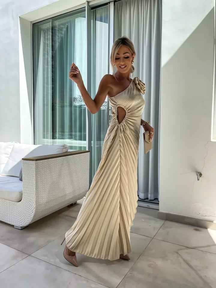 Eya™ | Rochie Maxi Elegantă cu Un Umăr