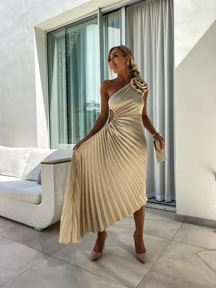 Eya™ | Rochie Maxi Elegantă cu Un Umăr