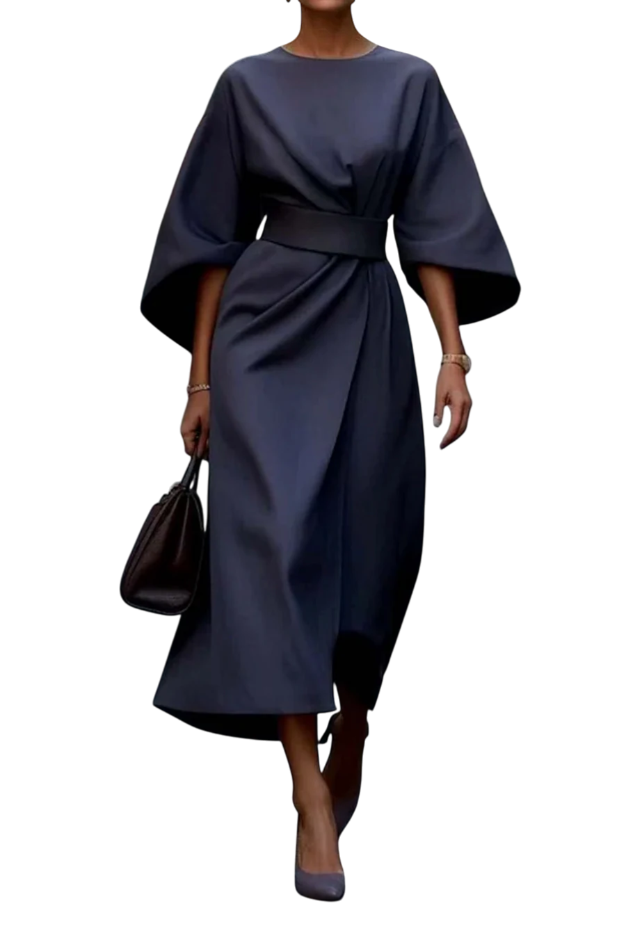 Maya™ | Rochie Elegantă cu Mâneci Tip Lanternă