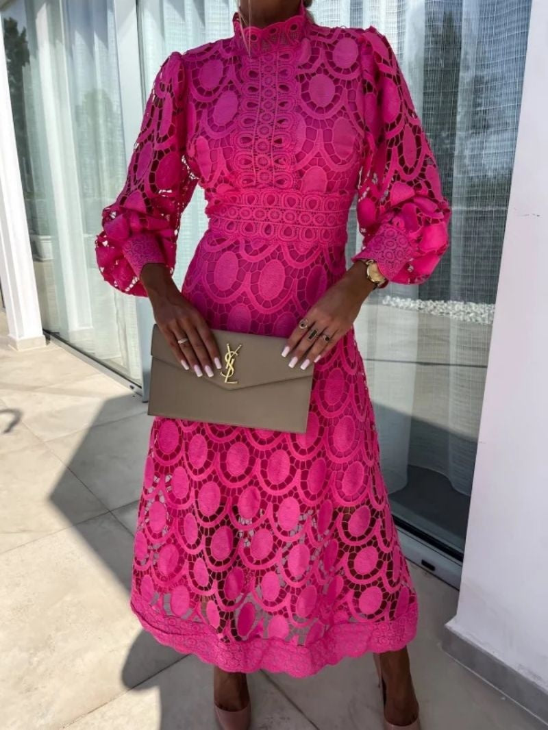 Eloah™ | Rochie Midi Elegantă din Dantelă