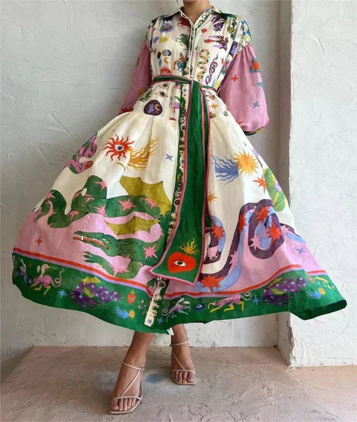 Olamit™ | Rochie Maxi Italiană