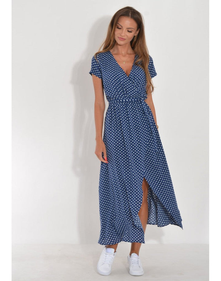 Talia™ | Rochie Florală Elegantă cu Decolteu în V