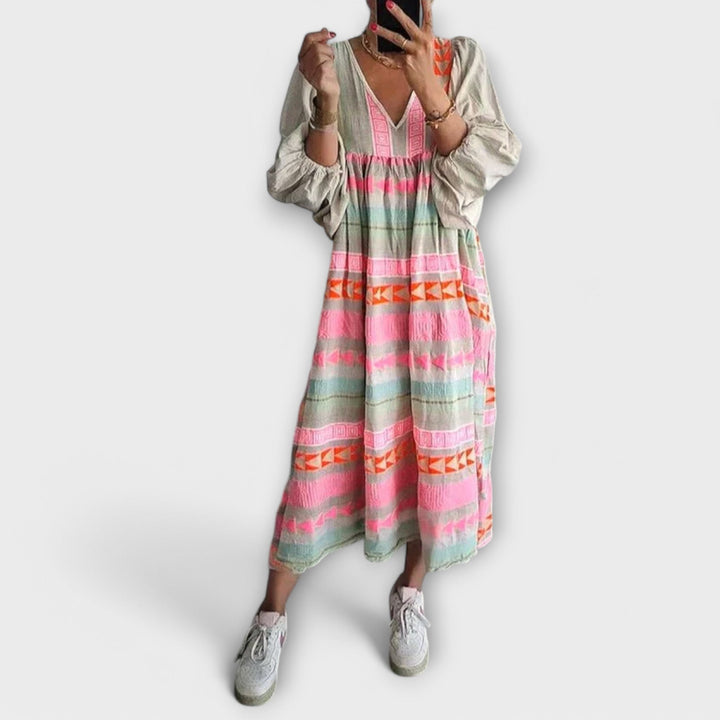 Dana™ | Rochie colorată în formă de A